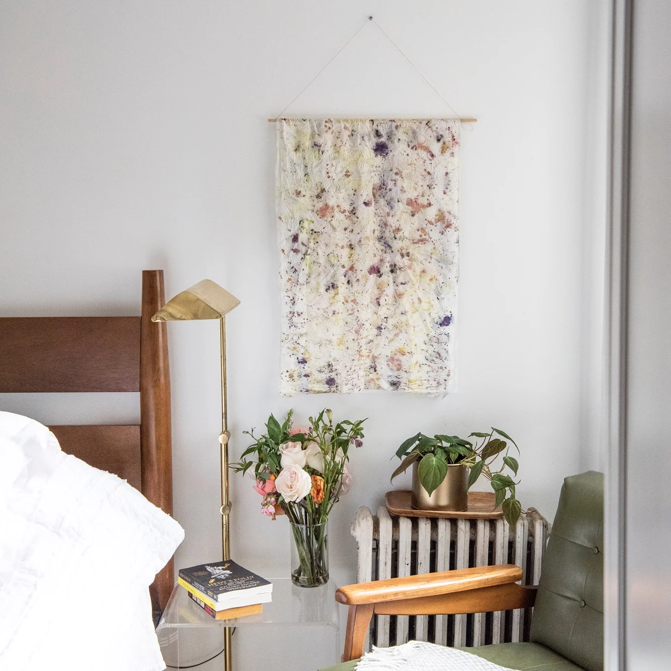 Custom Wedding Flower Dyed Silk