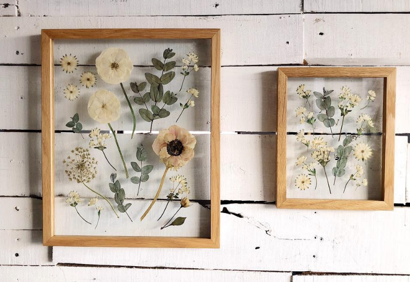 Small Custom Flower Frame Framed Fls