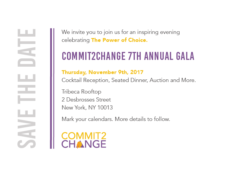 Save The Date NYC Gala