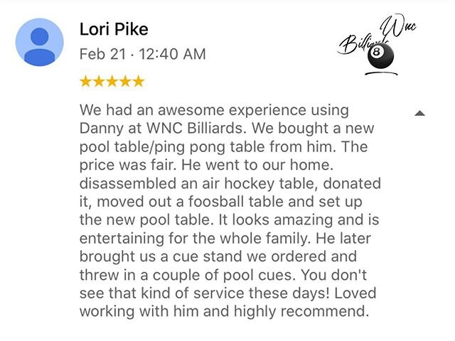 #wncbilliards 🎱🎱💯
.
.
I started this business with a lot of goals in mind .. numbers... success...but always knew that serving people with relentless generosity was something I was gifted to do ... I love what I do and the effect ever so small it 