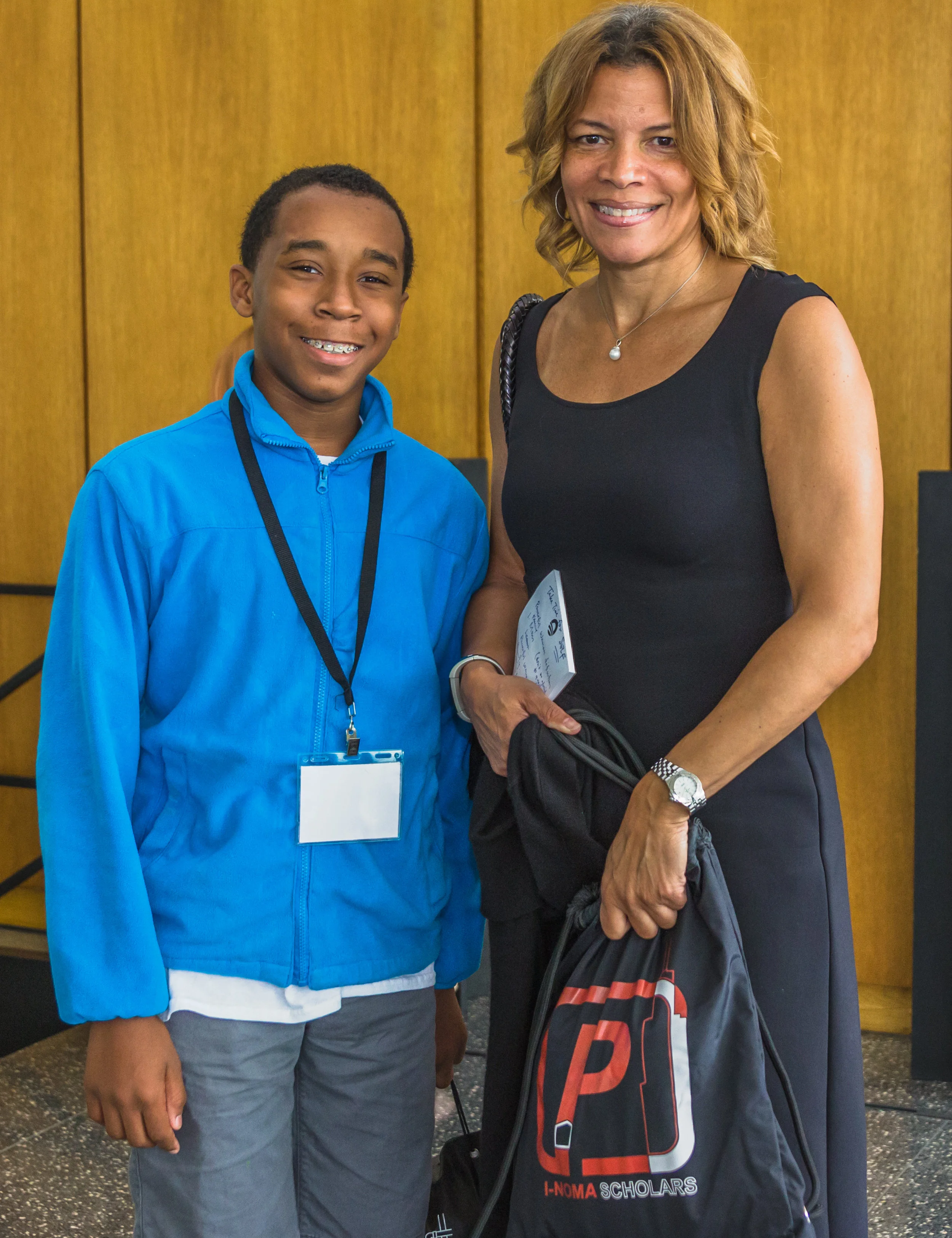 Dina Griffin receiving honor as keynote for the 2017 Project Pipeline Summer Camp.