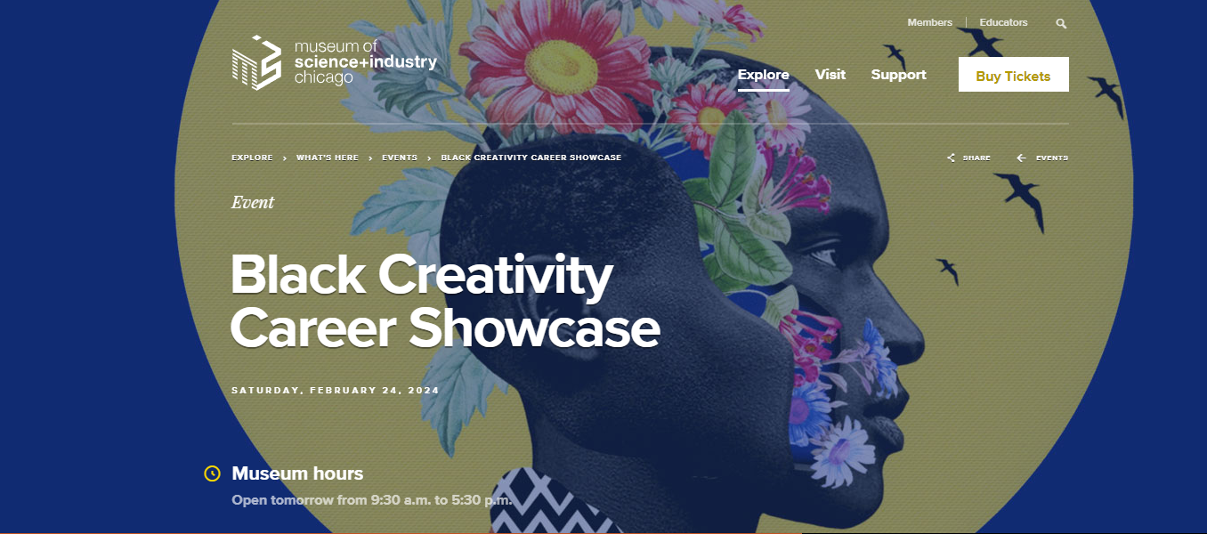2024 Black Creativity Career Showcase at MSI 