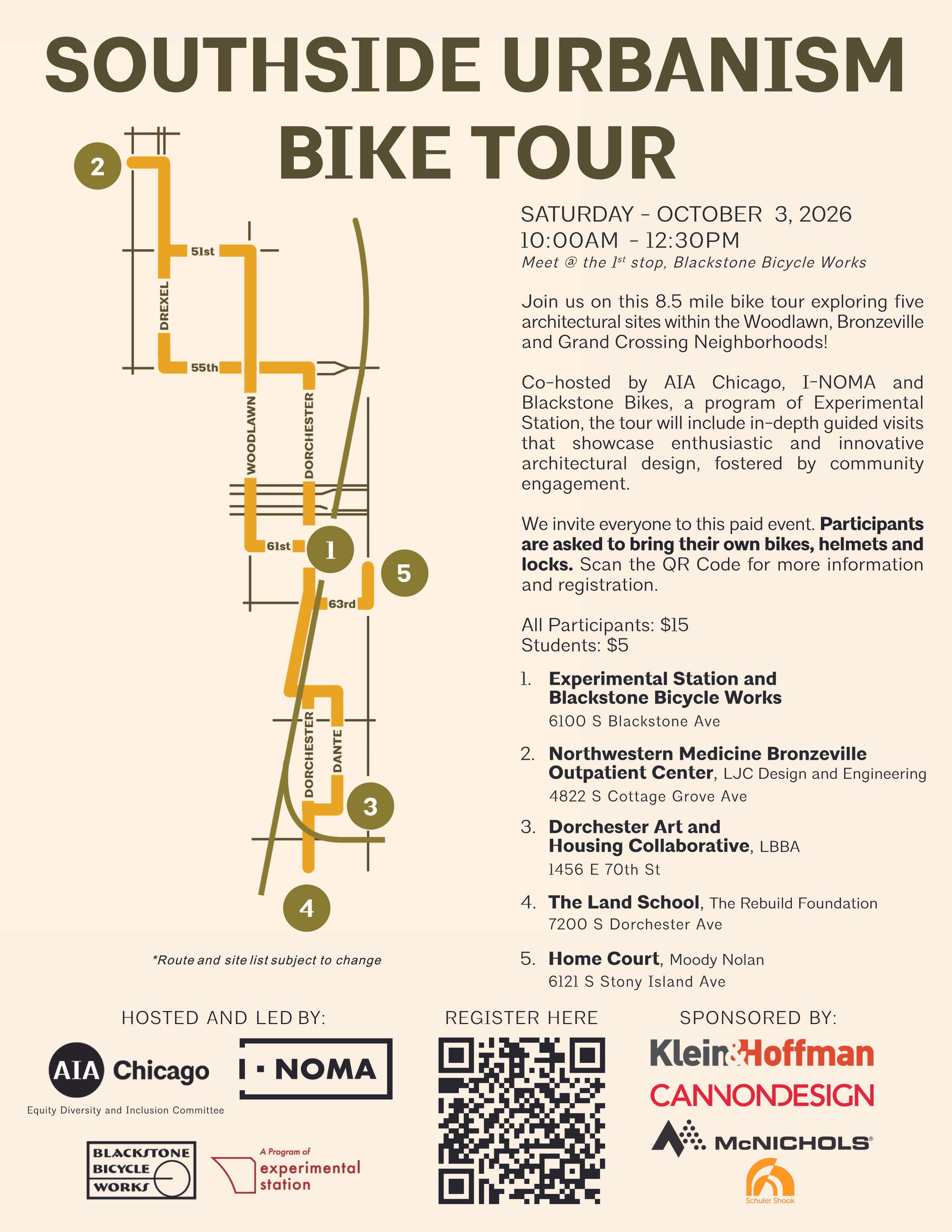 Save the Date: I-NOMA Southside Architectural Bike Tour!
