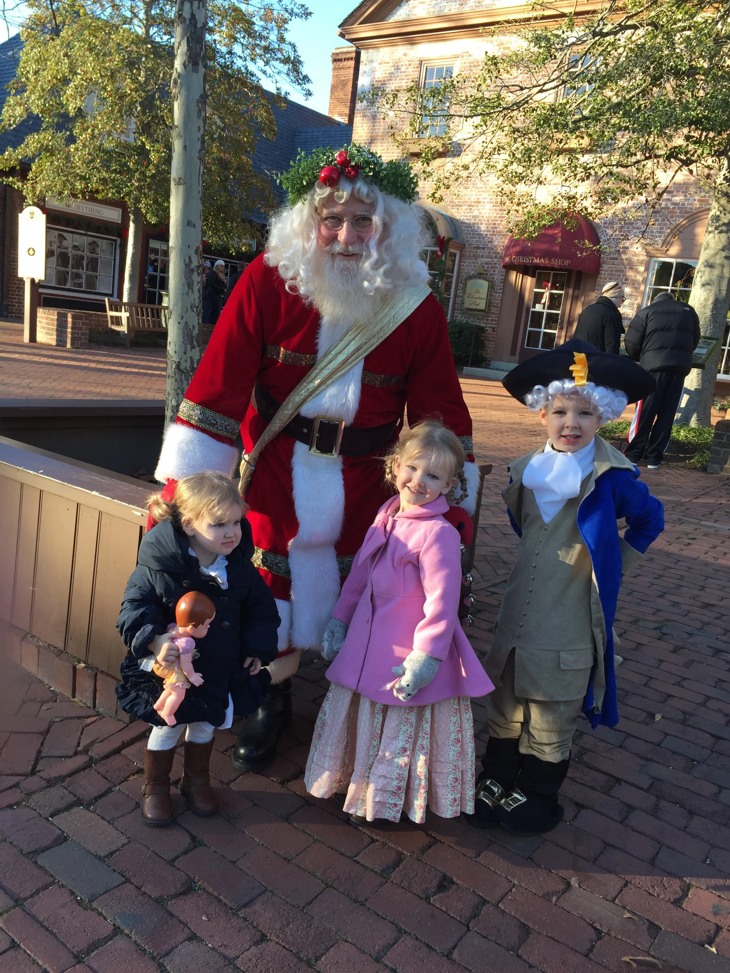 Colonial Santa Claus