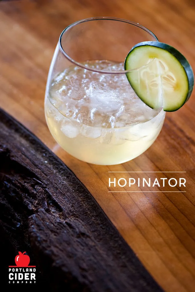 Hopinator Cider Cocktail