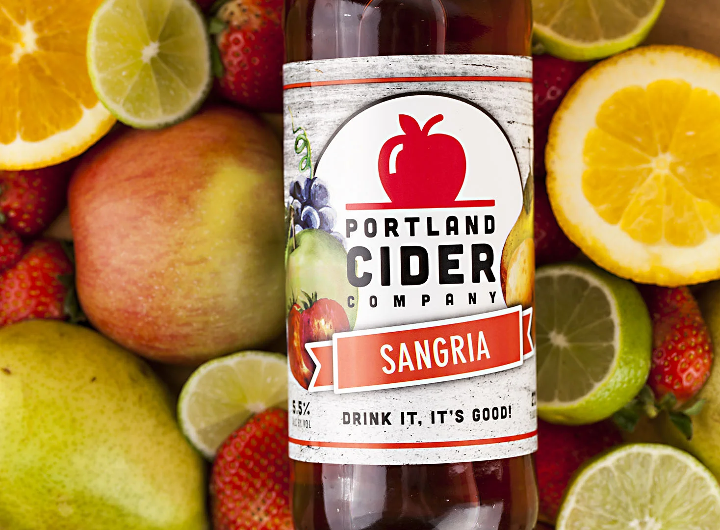 White Sangria Cider Cocktail