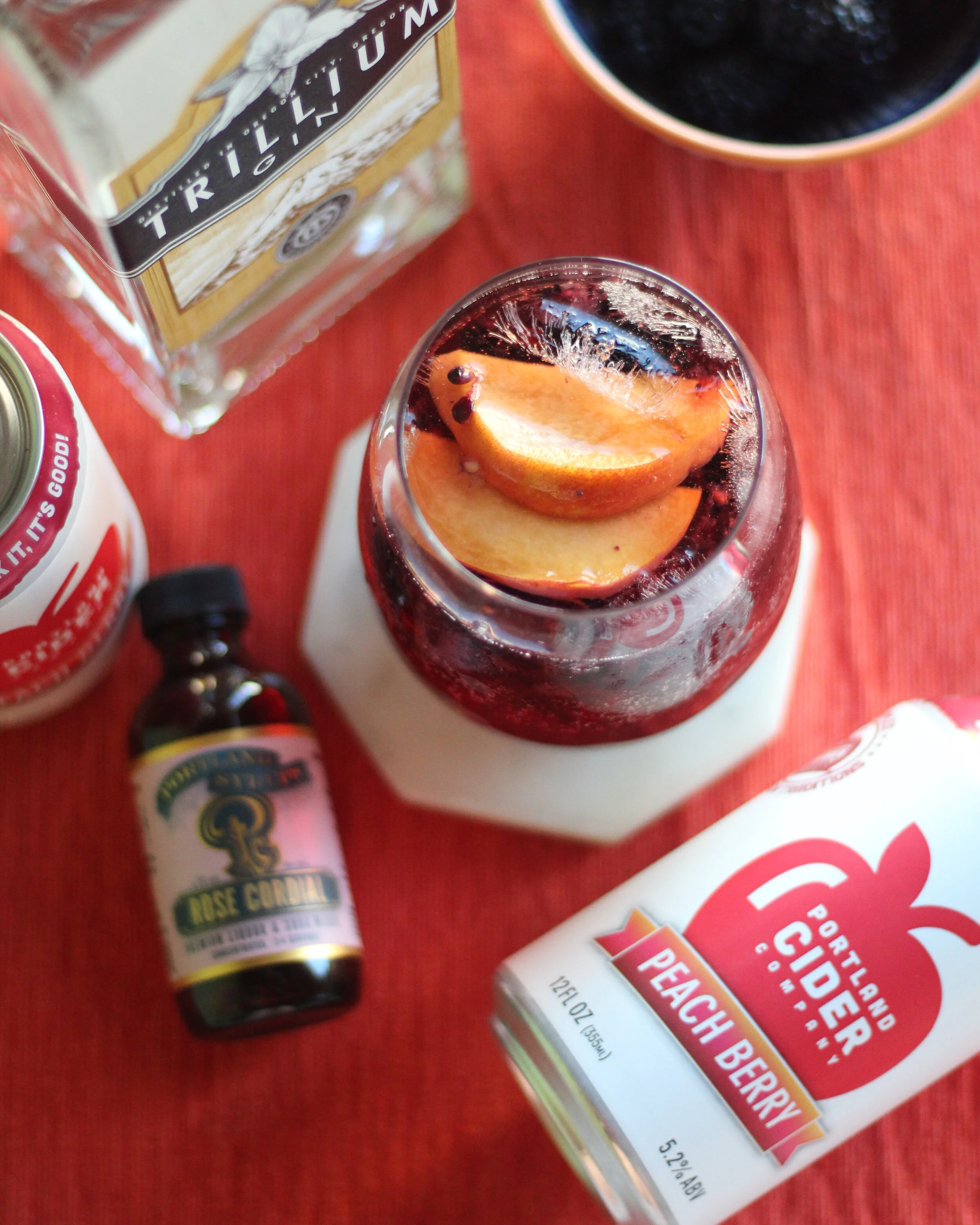 Peach Berry Cider Bramble 
