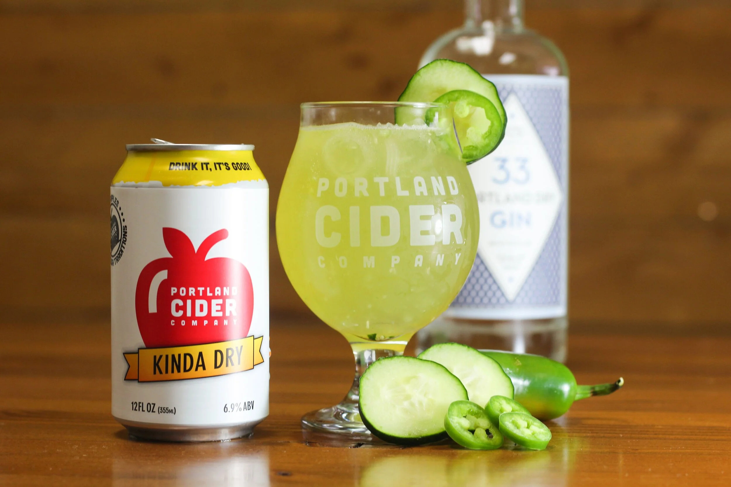 Spicy Cucumber Kinda Dry Cocktail 
