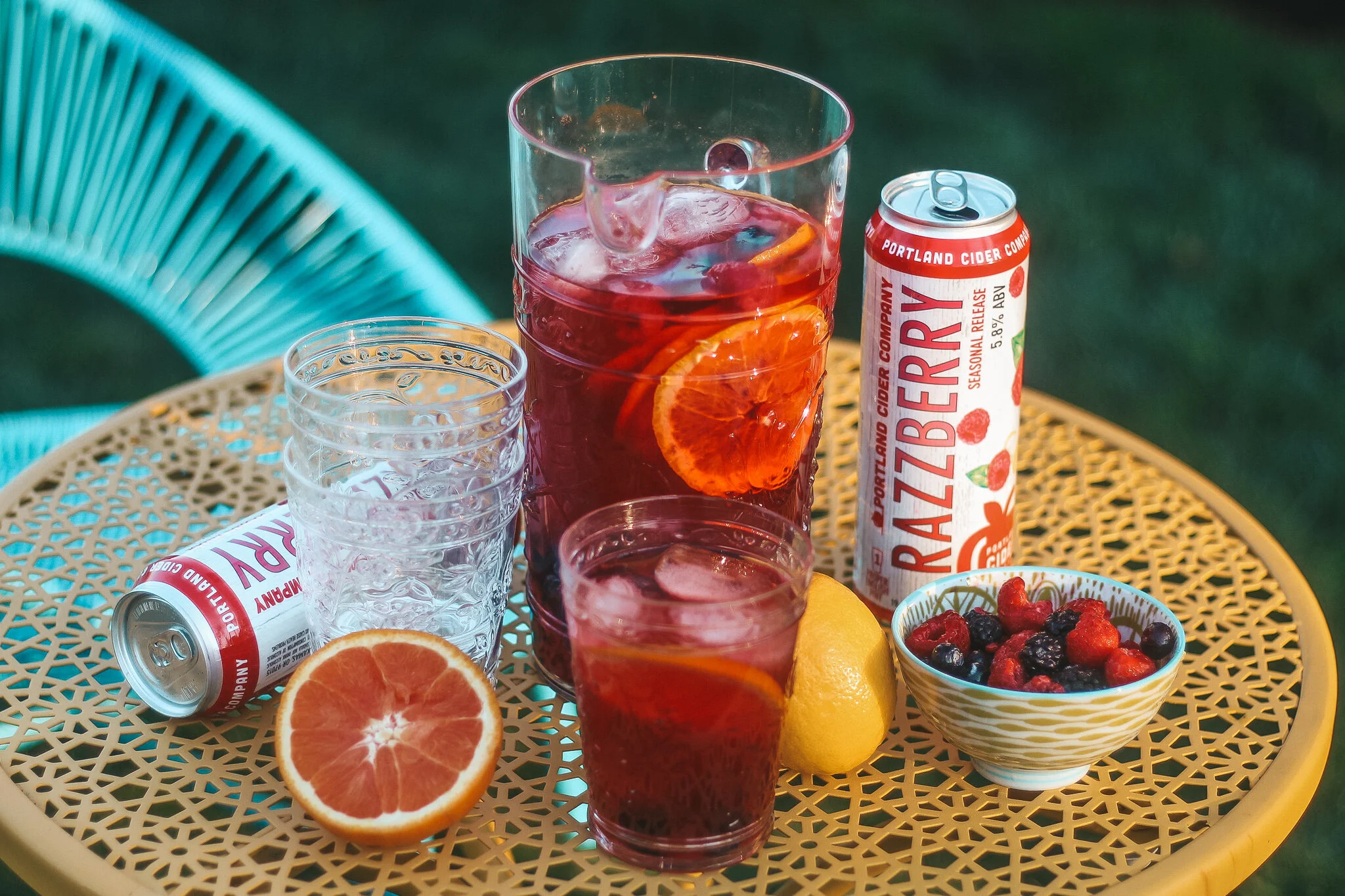 Berry Cider Cocktails