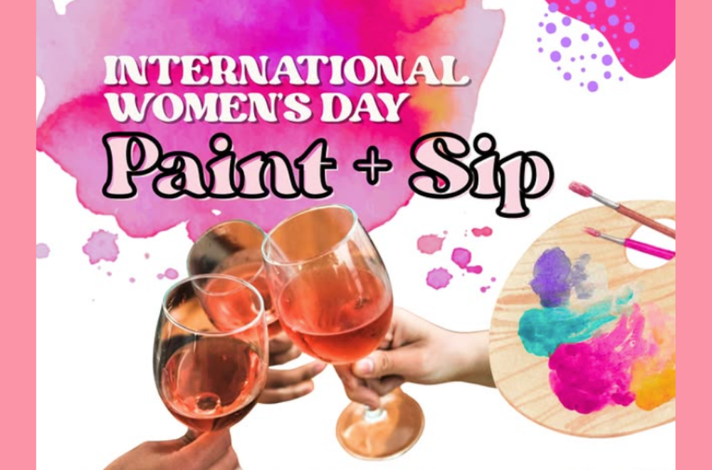 International Women's Day Paint + Sip