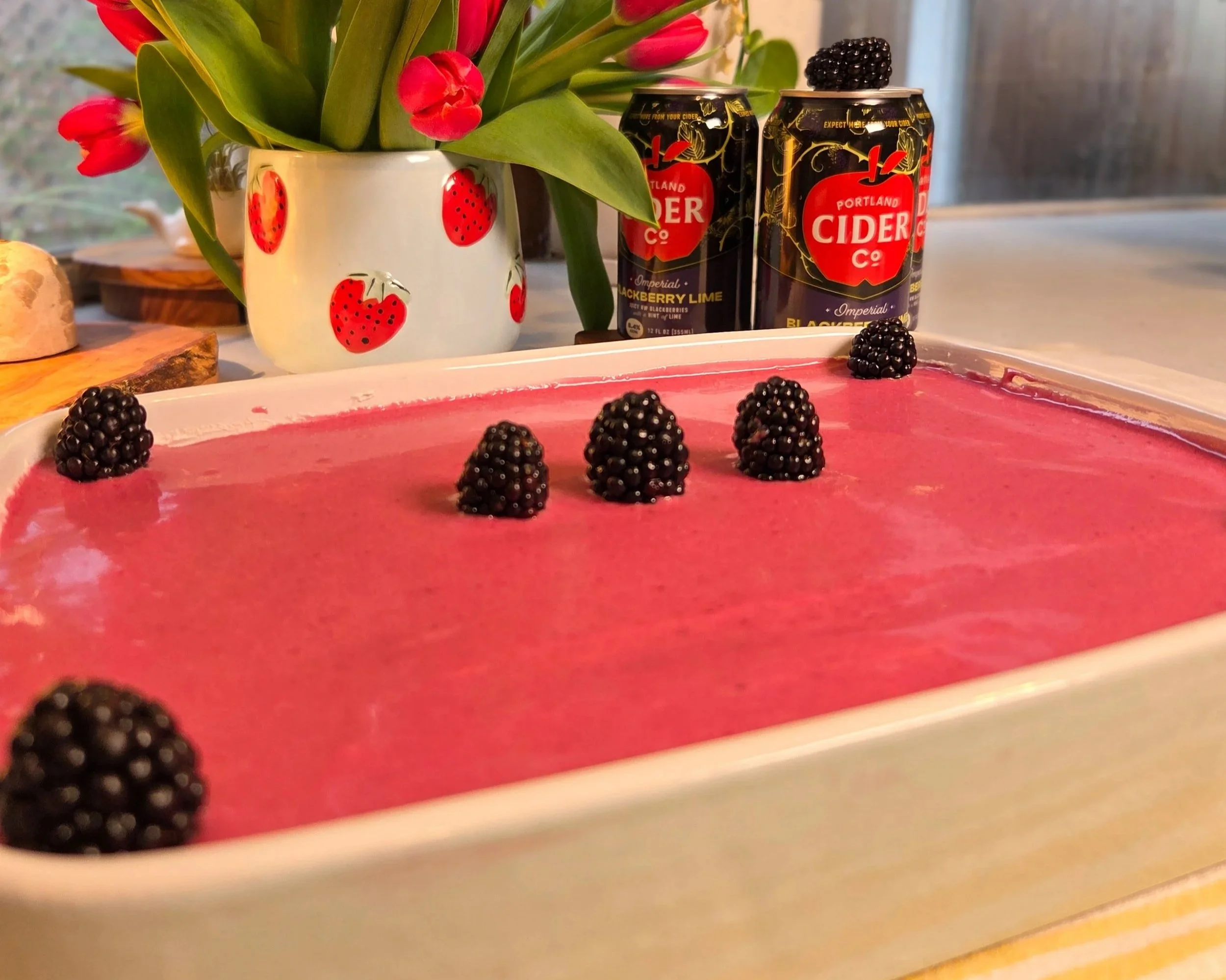 Blackberry Lime Cider Tiramisu: She's Got The Cooks x Portland Cider