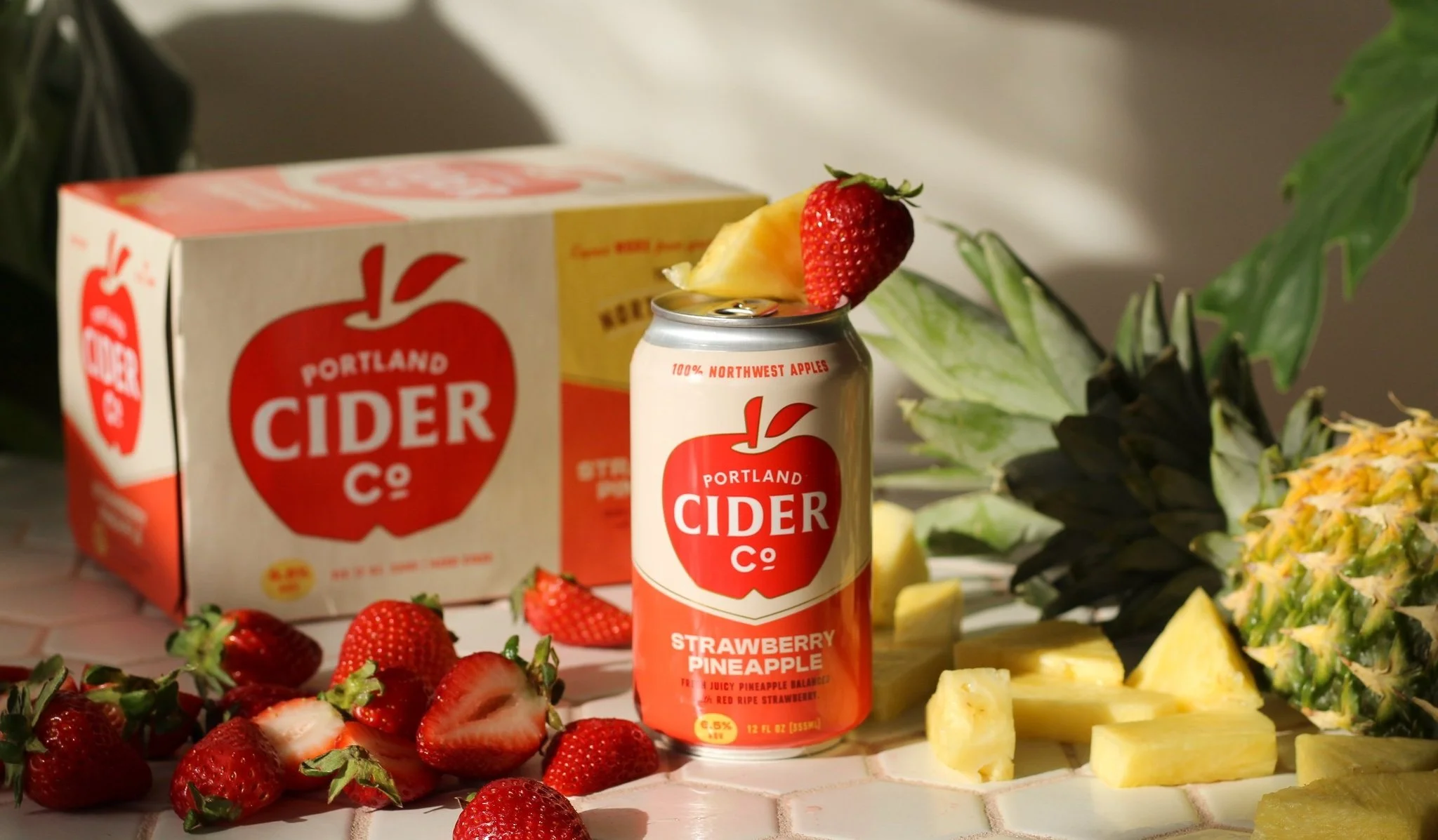 Strawberry Pineapple Hard Cider Portland Cider Company