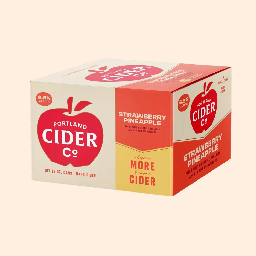 Strawberry Pineapple Hard Cider Portland Cider Company