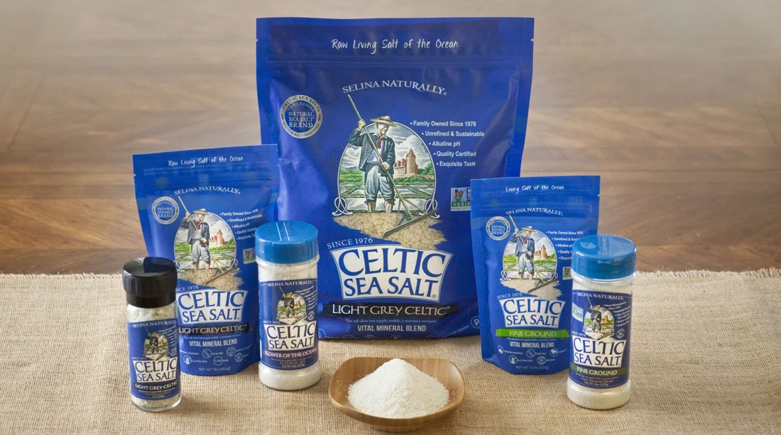 Celtic Sea Salt Packaging Design - We love working with local Asheville companies on logos, rack cards and labels!