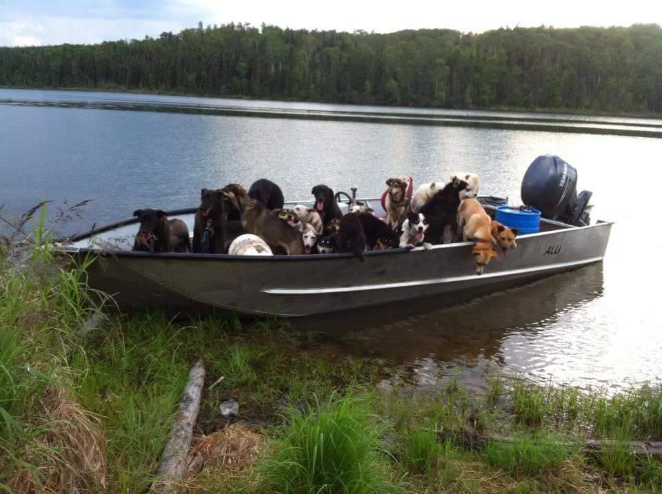 Ready to hop to fish camp. ..boat ride 50 miles