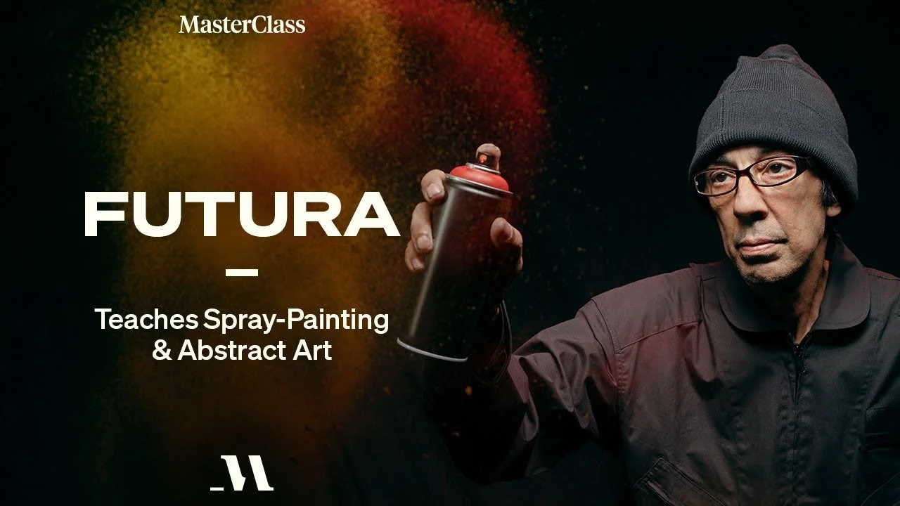 Futura Teaches Spray-Painting and Abstract Art