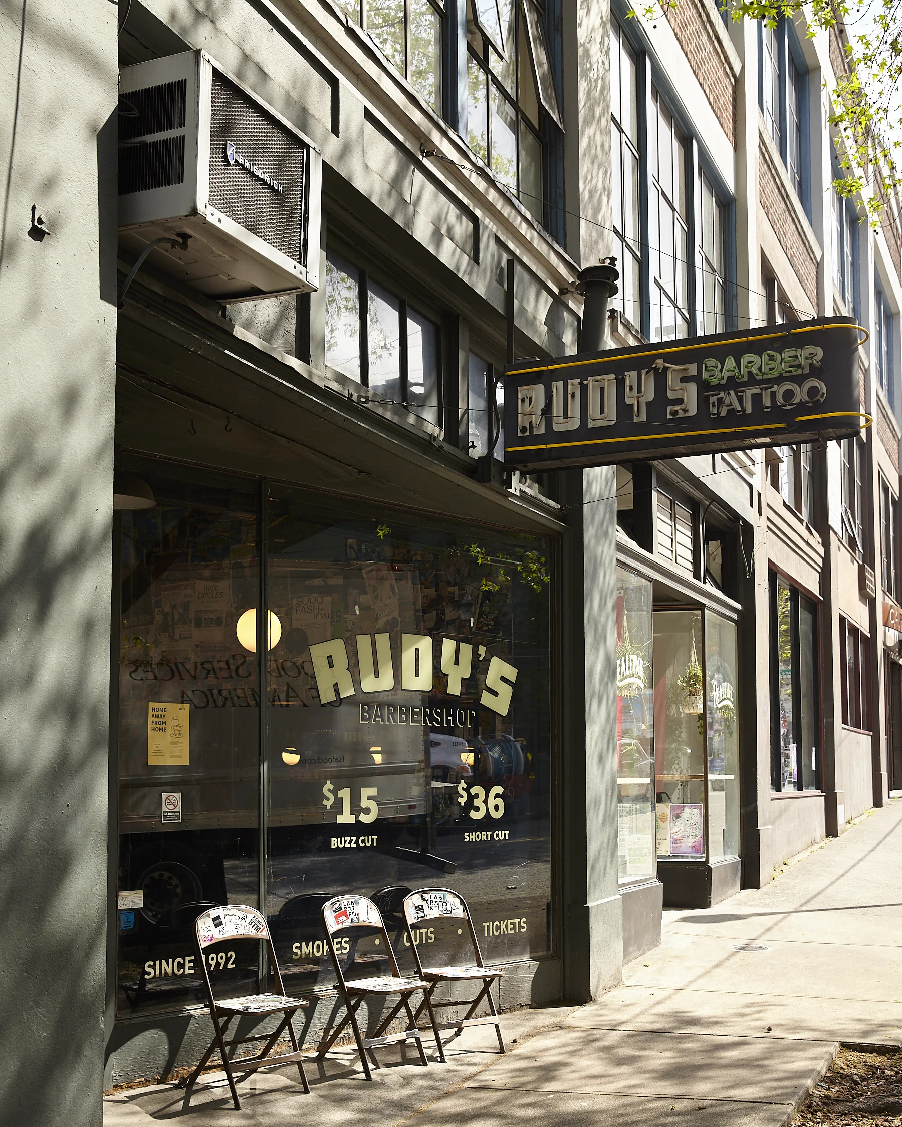 Rudy’s Barber Shop, Seattle, Washington
