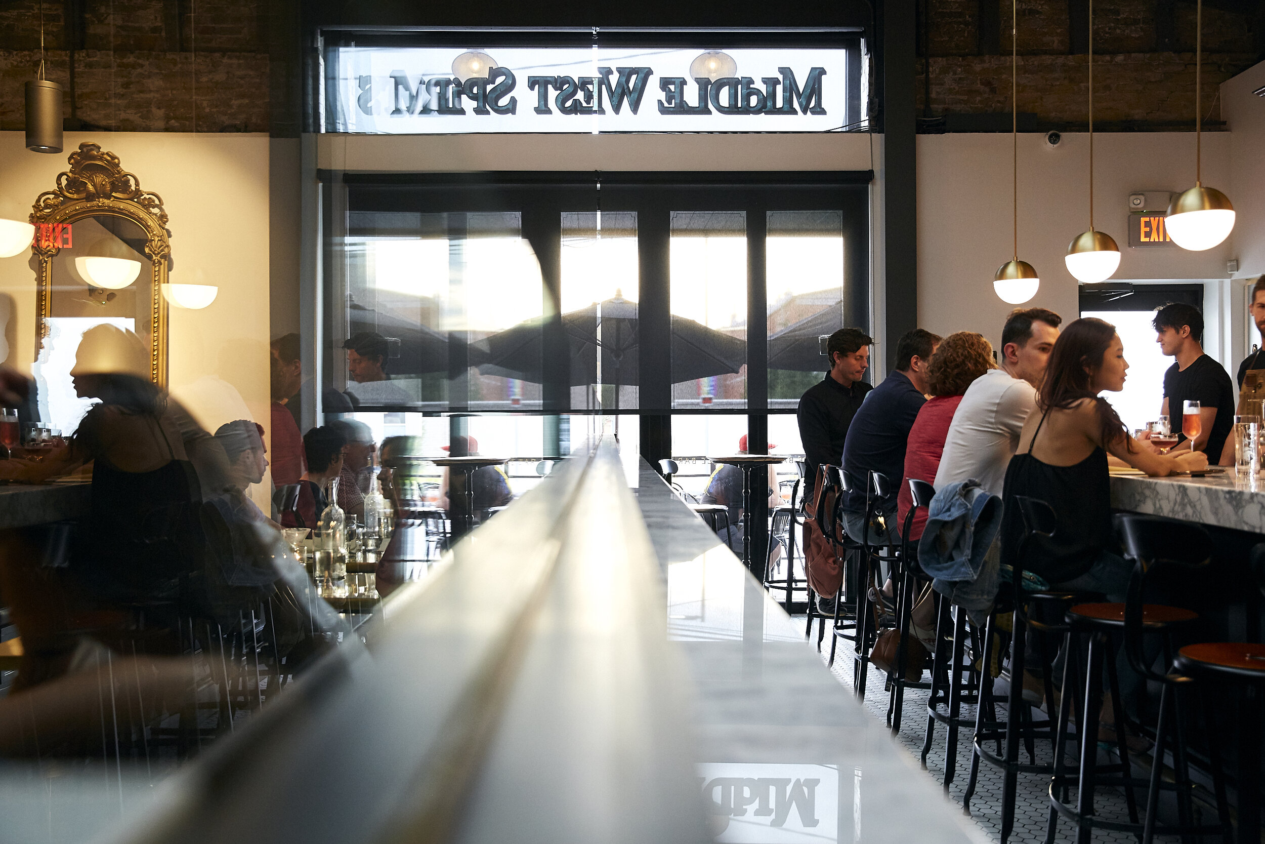 Middle West Spirits and Service Bar. Photographed for The New York Times.