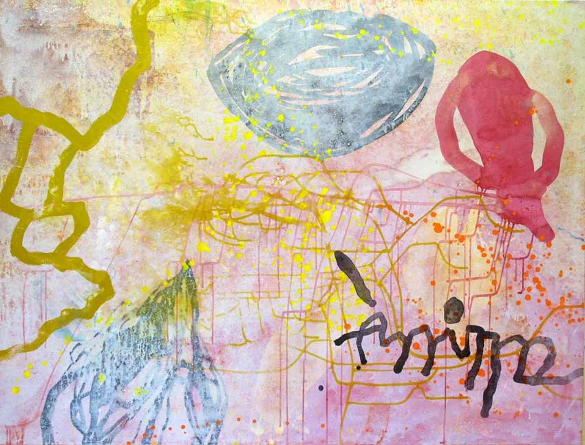 Sense títol, 210 x 152 cms. Pintura sobre tela 2010.