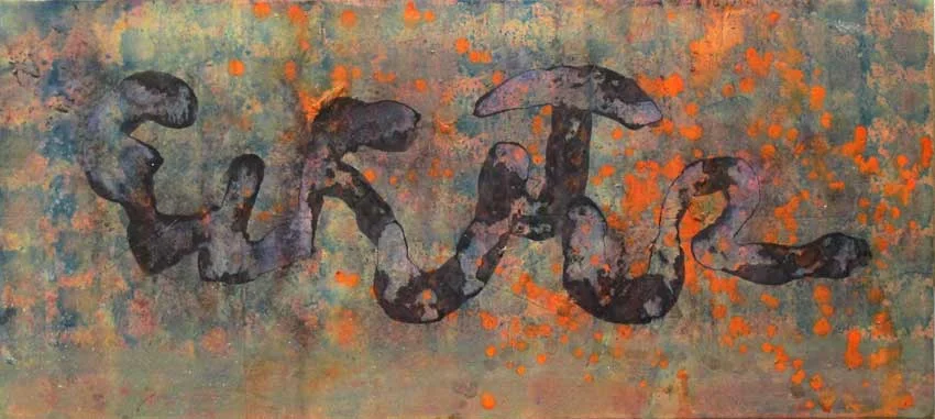 Sense títol, 150 x 65 cms. Pintura sobre tela, 2011.