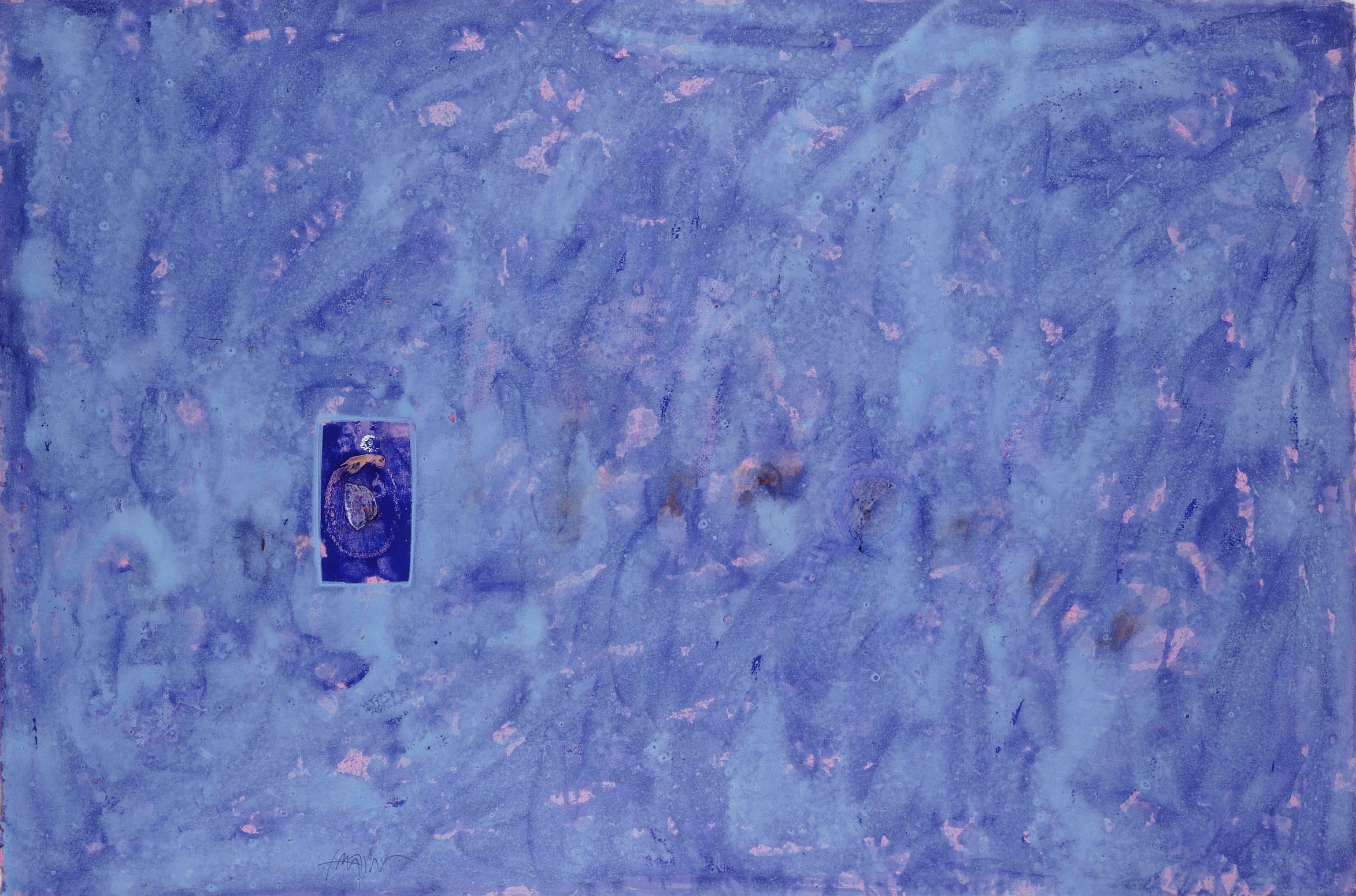 Sense títol , pintura sobre paper Velin BFK, 120 x 80 centímetres. 1990