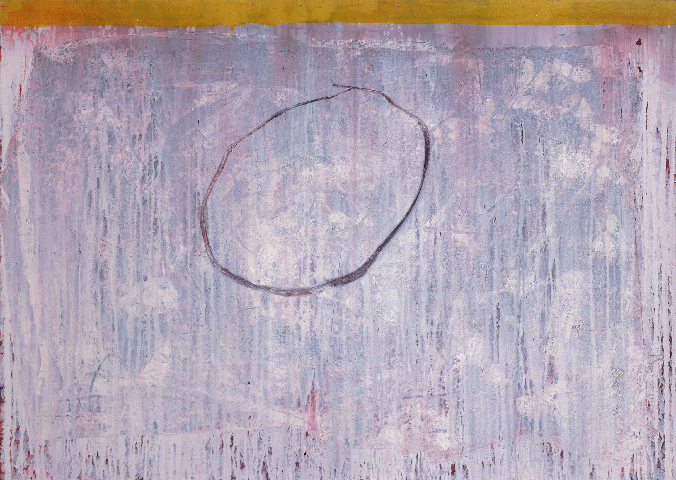 Sense títol , pintura sobre paper Velin BFK, 120 x 80 centímetres. 1989