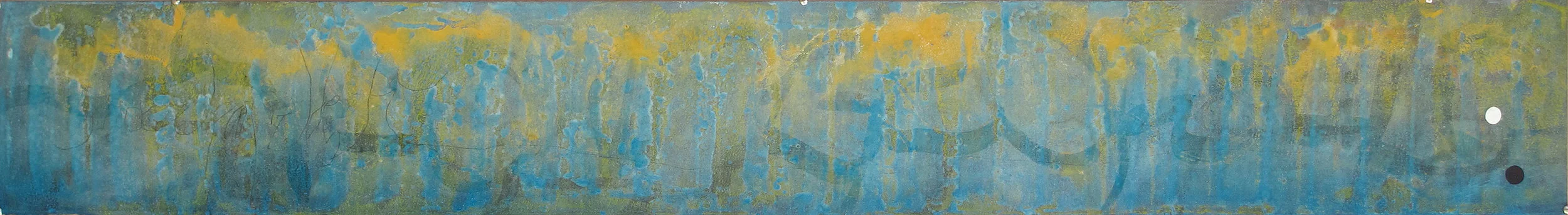 Sense títol , pintura sobre paper Velin Arches, 198 x 28 centímetres. 2011