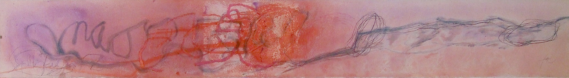 Sense títol , pintura sobre paper Velin Arches, 198 x 28 centímetres. 2008