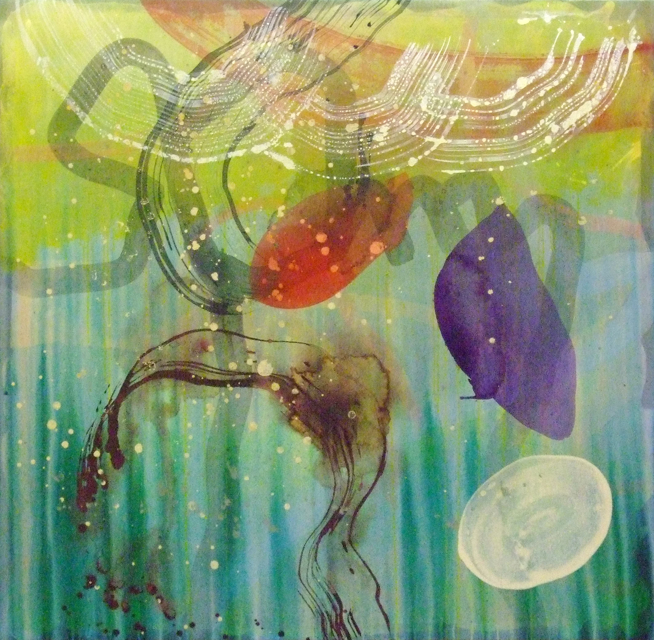 Sense títol, pintura sobre tela, 150 x 150 centímetres, 2011
