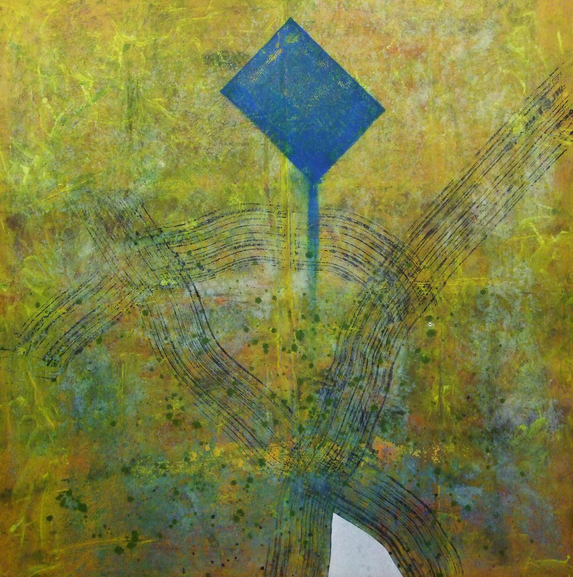 Sense títol, pintura sobre tela, 150 x 155 centímetres, 2009