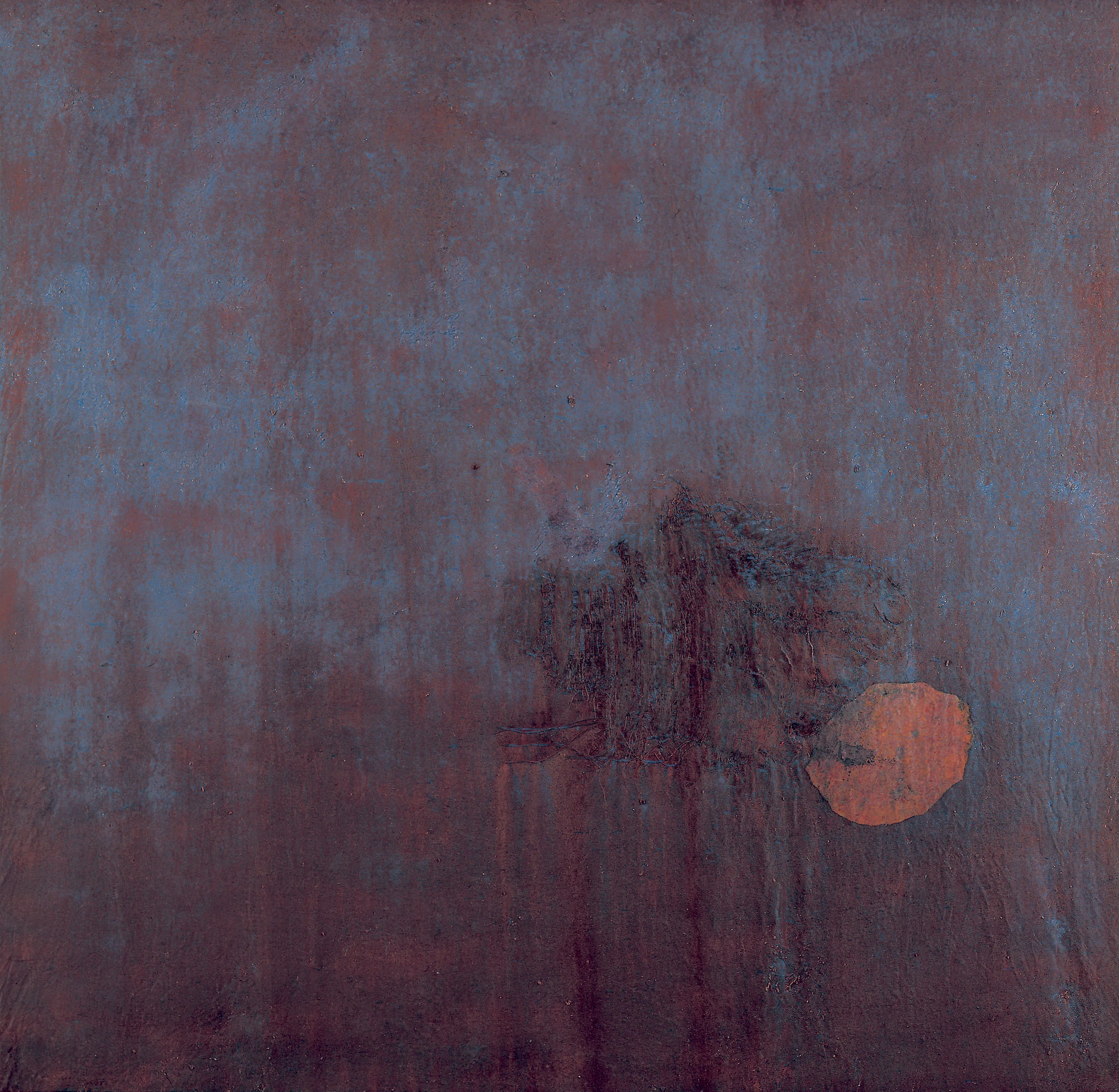 Sense títol, pintura sobre tela, 130 x 130centímetres 1996