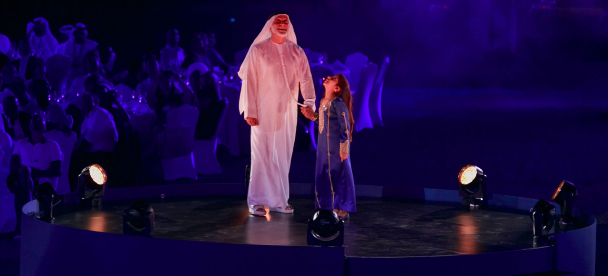 The world’s first theatrical drone performance Abu Dhabi.