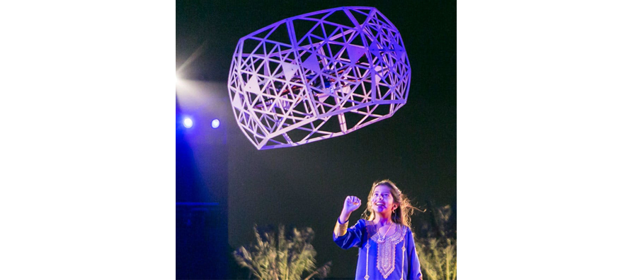World’s first theatrical drone performance in Abu Dhabi. 