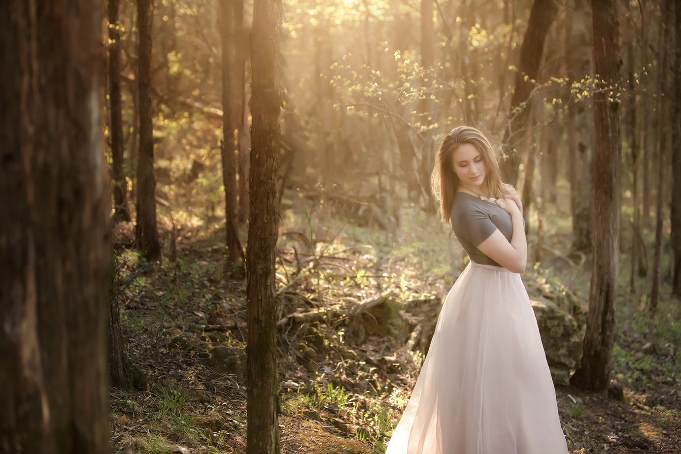 Senior Session in the Woods