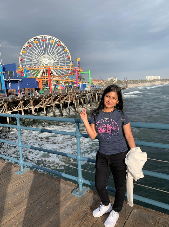 I made many friends and everyday I learned from each one. I love Mexican food especially burritos and enchiladas. At the beginning I don't like spicy food but now I miss it. This program helped me grow as a person and it make me to have a broader vision of the life. California is a beautiful state with wonderful things and the culture is wide due to there are a lot of foreigners. One of the most exciting cultural activities were going to Santa Monica and eating in Bubba Gump, it was so delicious. I went to Hollywood, Las Vegas, El Monte, Venice beach, Malibu, San Pedro, Santa Clarita and some museums where I learned more about their culture. The weather is so strange because sometimes it's very cold and other times is very hot but the hood thing is that the heat is dry, the people don't sweat. The work was great because workers had free access to all rides, the food in Six Flags is so good in special chicken quesadillas but I really love funnel cake. My favorite rides are Crazynity, twisted Colossus, X2 and the best Tatsu. Everyday I learned more about Six Flags team. I lived in Santa Clarita with a wonderful family, they helped me a lot. Sometimes they gave me food and a couple of times they invited me to eat outside. I had all the amenities. They became one more family. My English improved a lot and some friends from work learned Spanish thanks to me. - Maria Jose Garcia Coloma / Valencia, CA