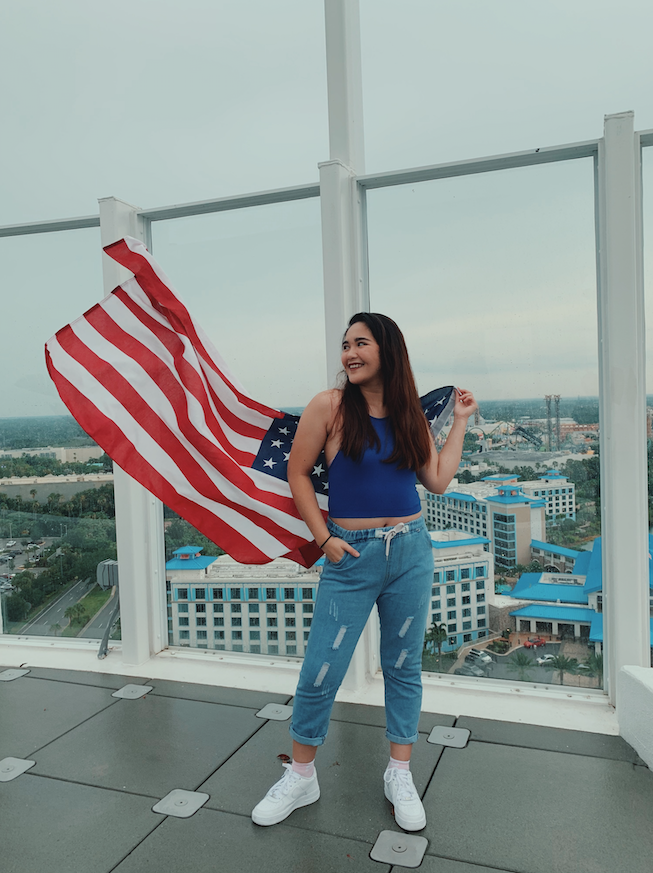 I got to wear everything I want without thinking others will say. I feel to be young and free and enjoy life the way I want it. I really do enjoy 4th of July. Michelle Joy Paz / APT / Orlando, FL