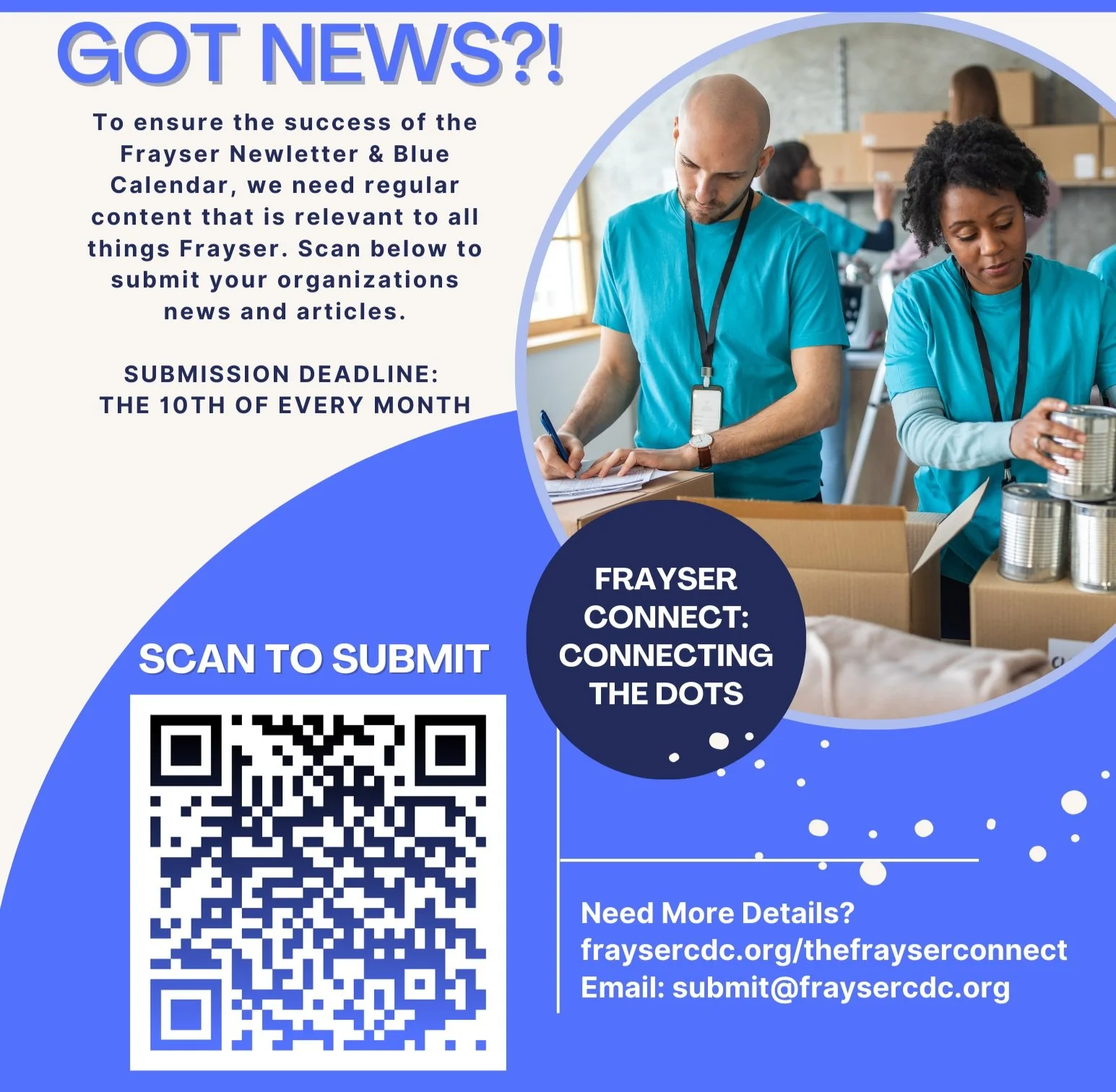 Submit News to Frayser Community Newsletter