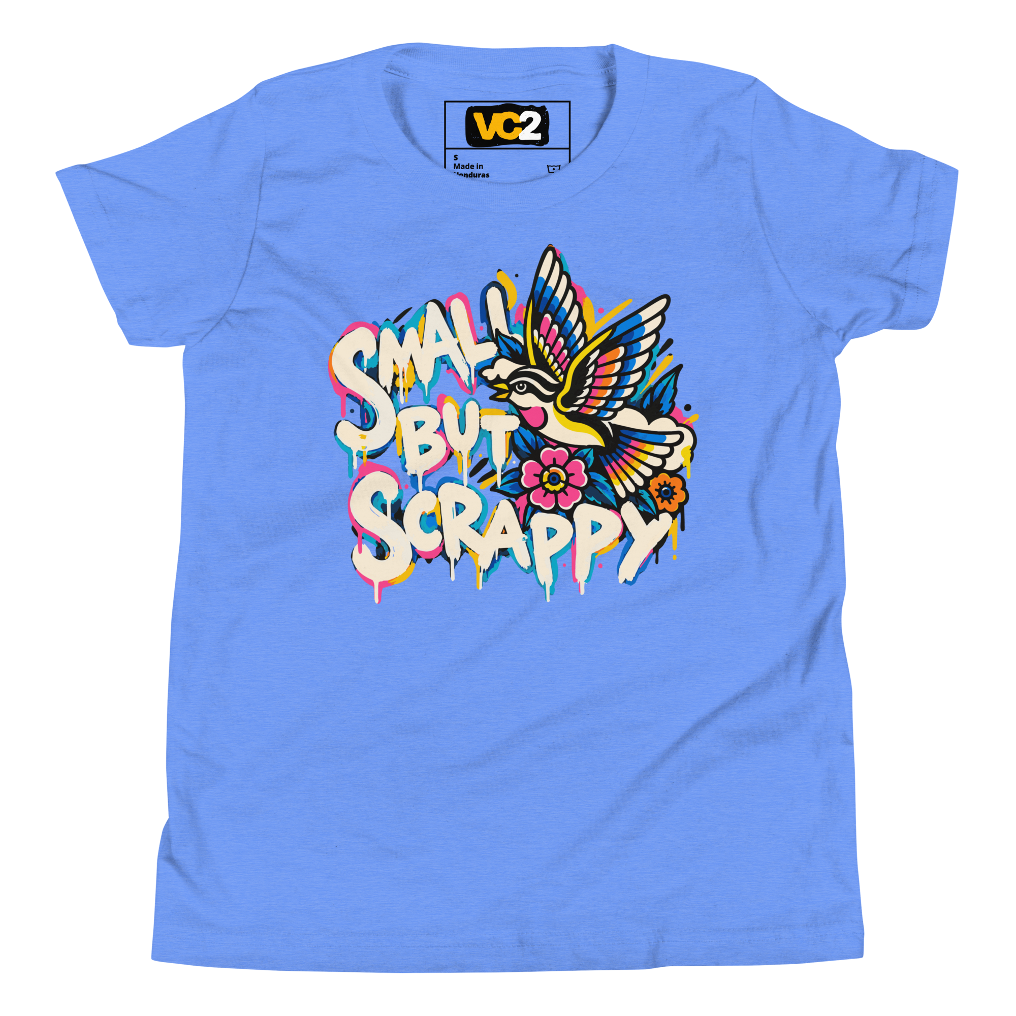 youth-staple-tee-heather-columbia-blue-front-6ae11c73df966.png