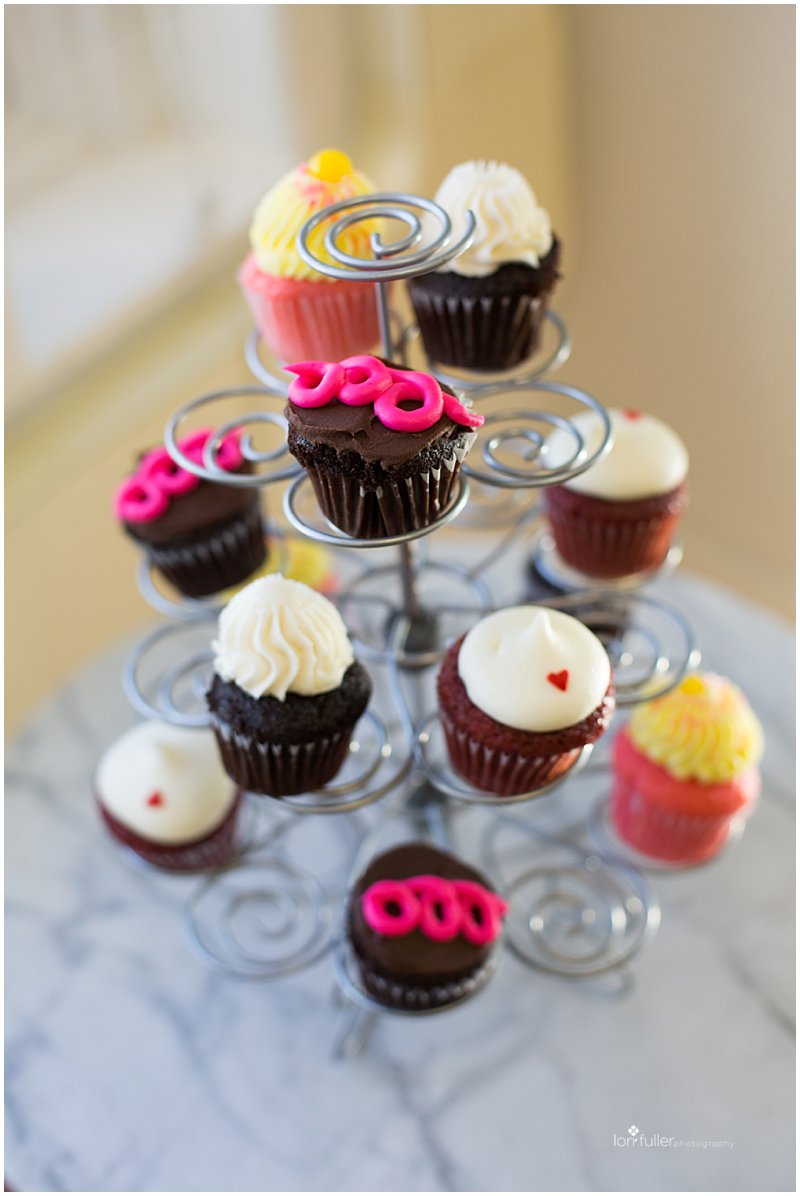 Delicious (and adorable) cupcakes were from James and the Giant Cupcake. 