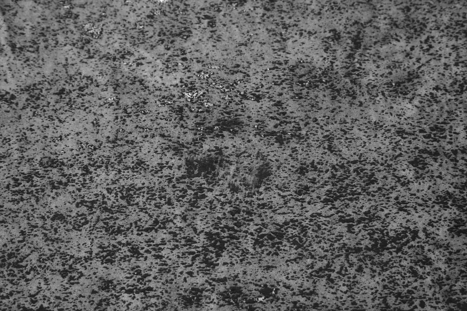 Clouded White #1 detail, 2017. Carbon powder glued and printed on paper