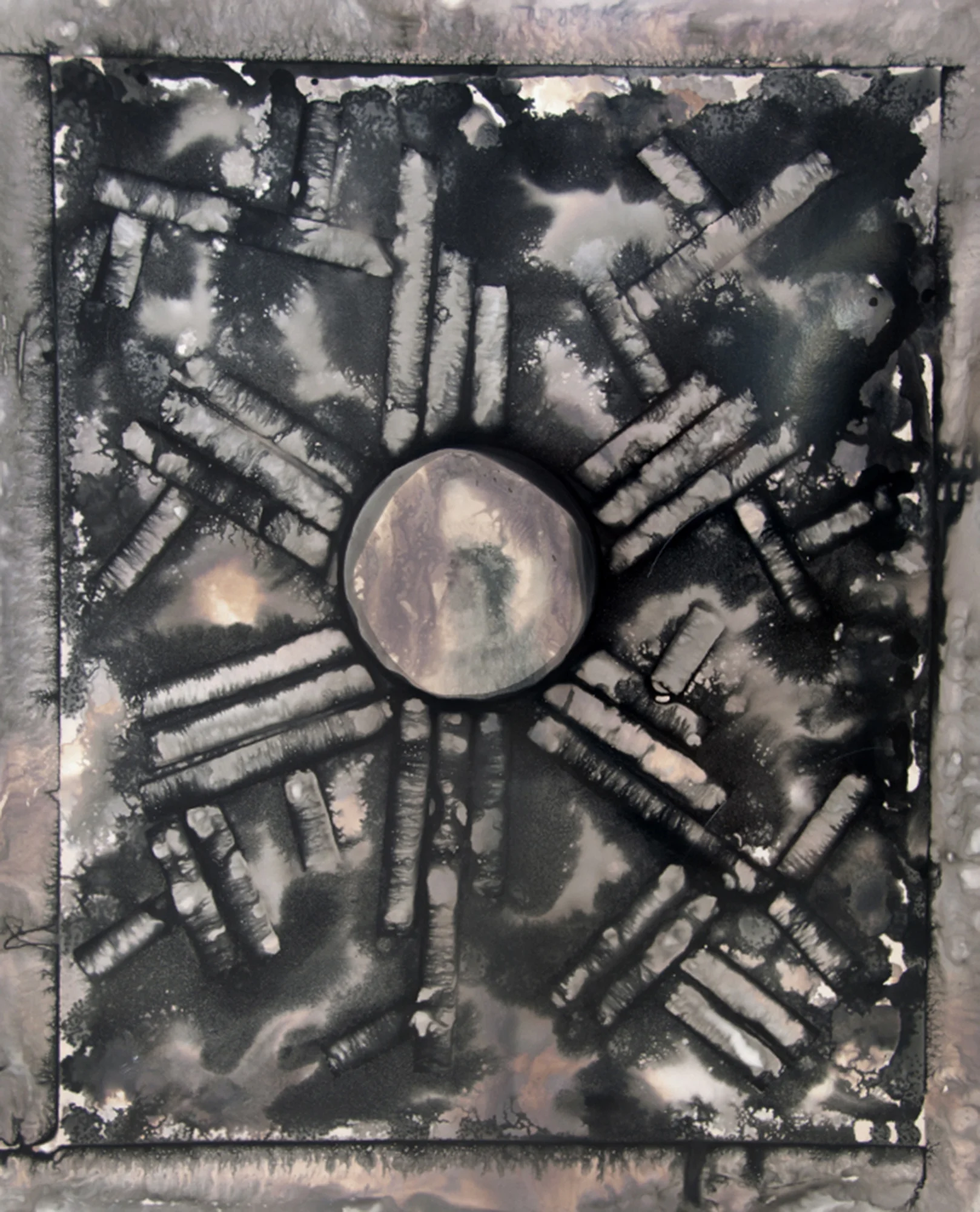 Facing the tube - from the series AFTERFRACKING