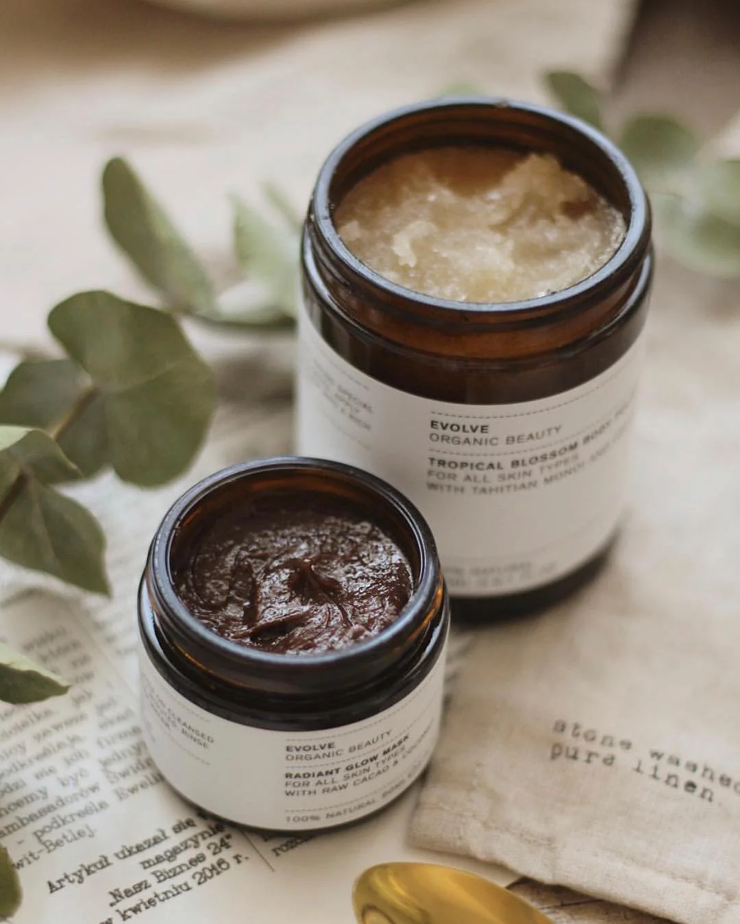 Evolve’s Tropical Blossom Body Polish, source: EVOLVE BEAUTY