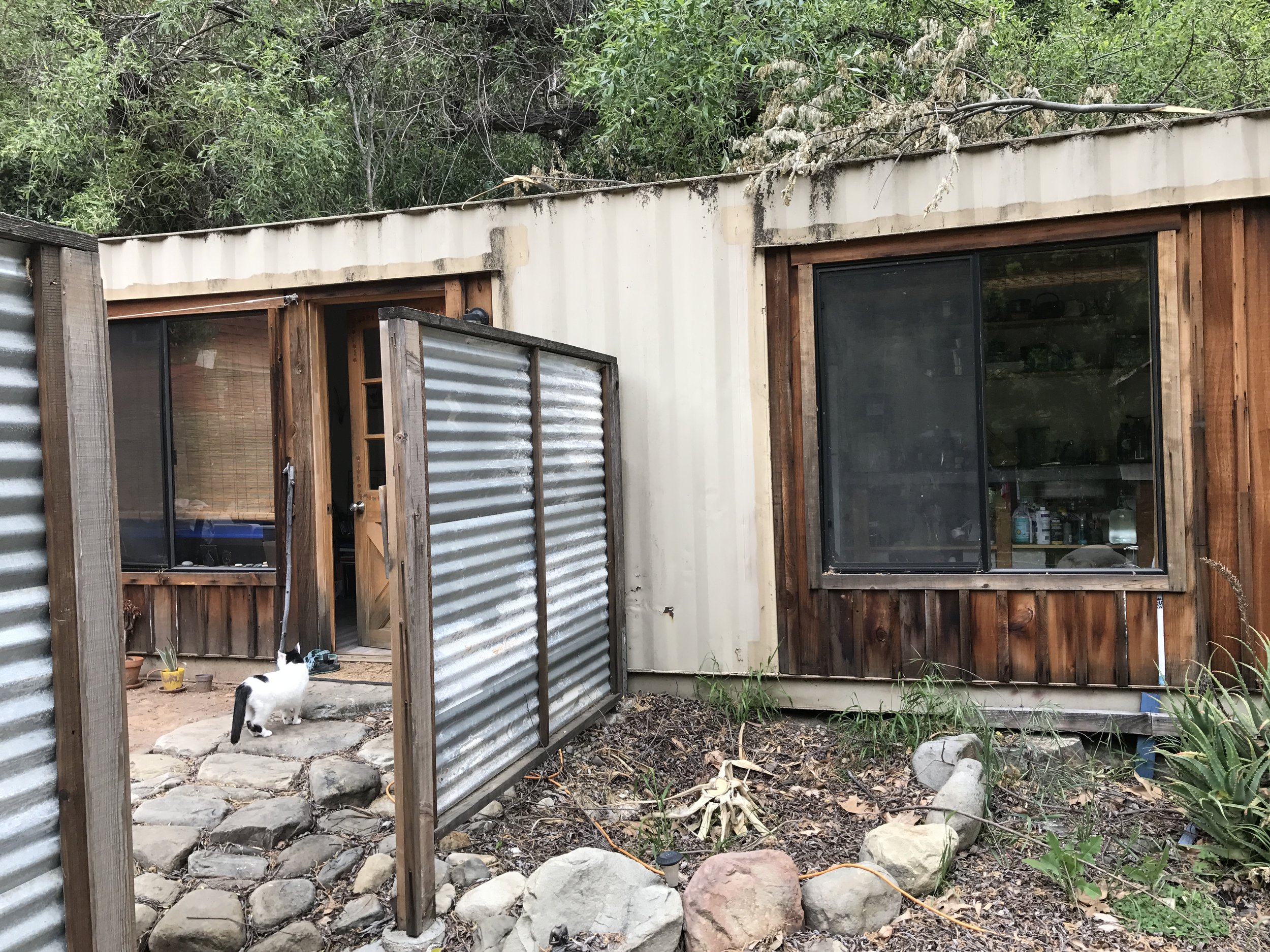Yes, it's possible and apparently wonderful to live in a 250-square-foot shipping container! 