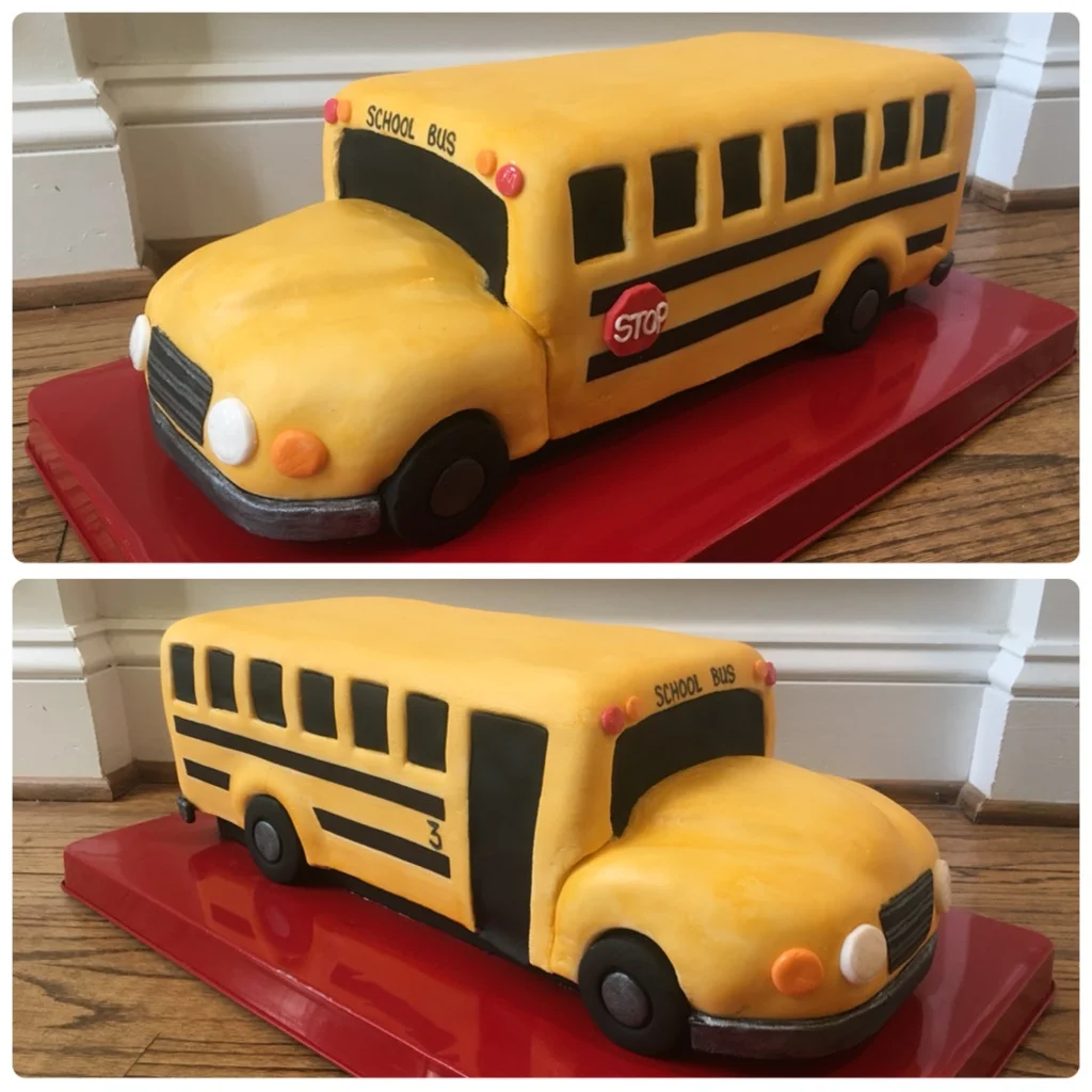 School Bus Cake