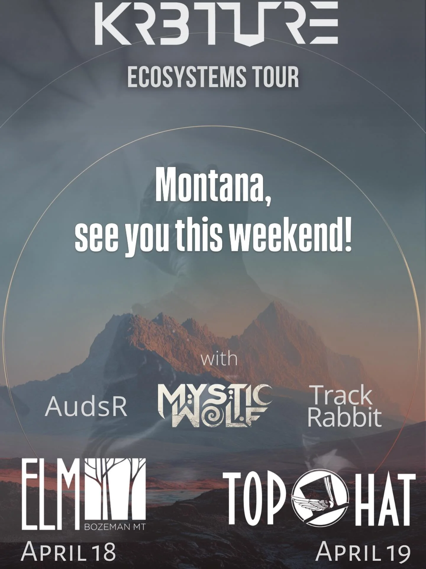 Montana! So excited to play Bozeman and Missoula this weekend for bicycle day 🚲. Looks like we&rsquo;re getting some snow, so we&rsquo;ll need to bring the heat ❄️🌨️🔥🔥