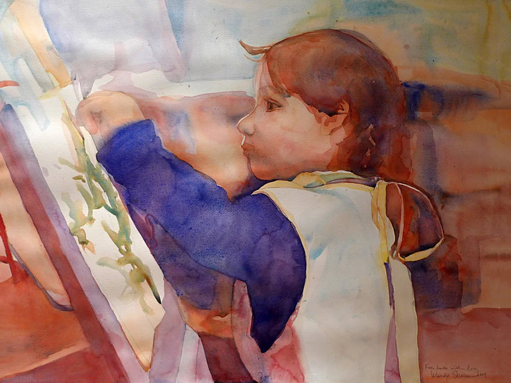 Luke, Artist at Work