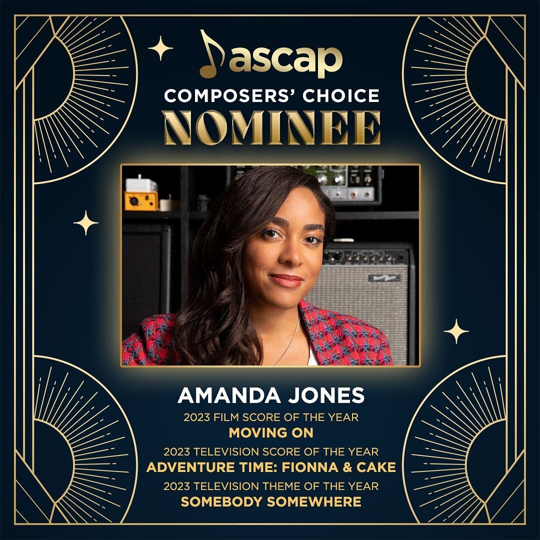 Wowieee!! Thank y&rsquo;all! 
Honored to be nominated for @ascap Composer Choice Awards! 

If you&rsquo;re a member of ASCAP you can vote at the link in my bio for the following categories. 

2023 FILM SCORE OF THE YEAR
Moving On 

2023 TV SCORE OF T