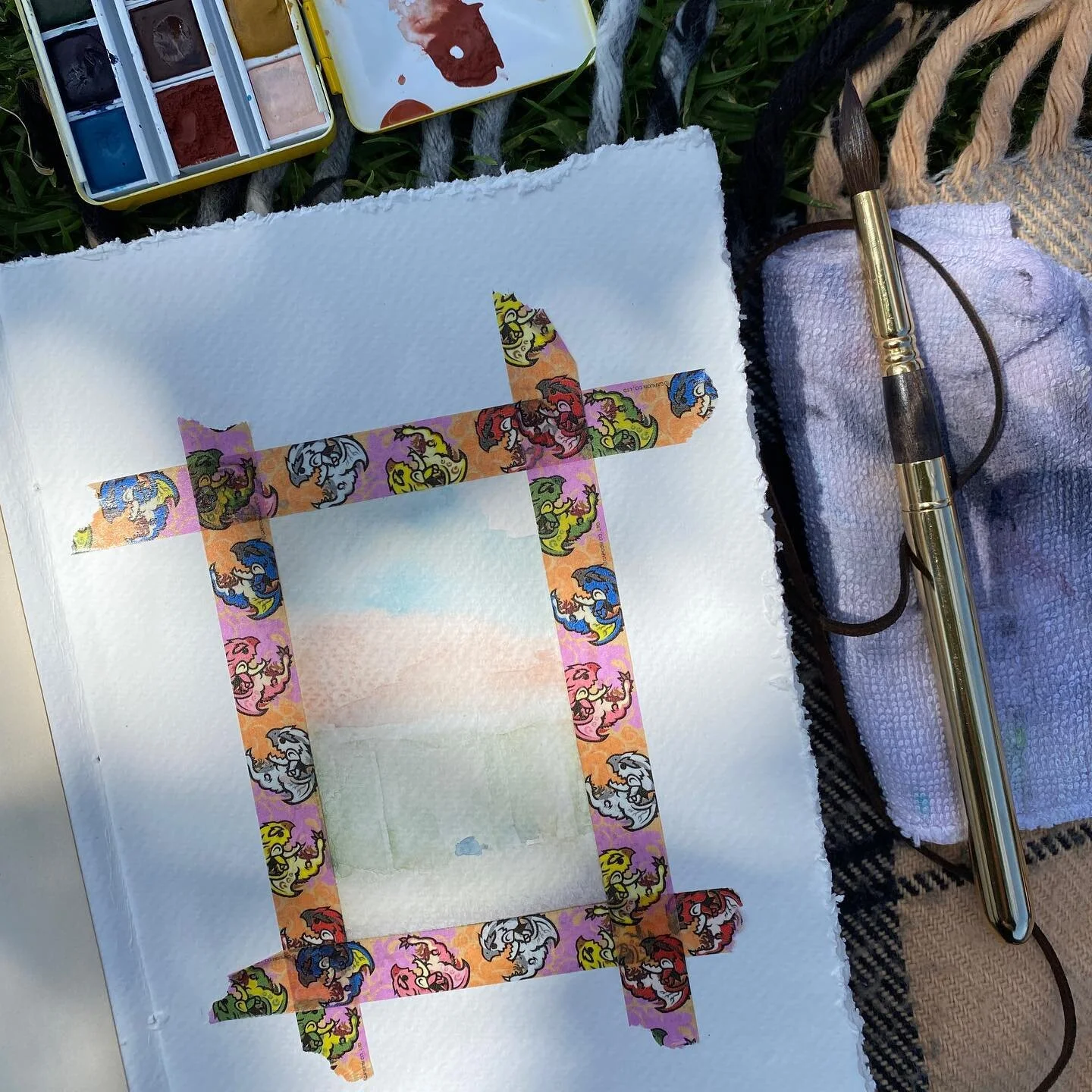 Here is a collection of gritty painting all in the middle of their process. A lot of times the painting process for me is like the following:
1. 🤩🥰✨🎨
2. 🤔&hellip;
3. 🙄😣😰
4. &hellip;.🙃
5. 🥰😍✨✨✨

These mid-painting are all in the 2-4 range. S