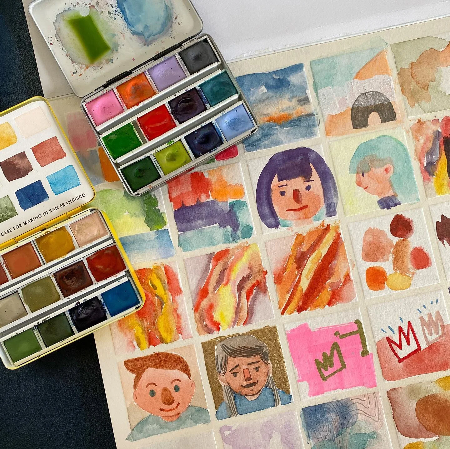 A lot of times I sketch a lot. It lets me explore new ideas, try new things, and not feel like I have to make it look good. One of the tools I&rsquo;ve come across recently is the @caseformaking watercolor grip paper :) I shared this in my stories ye