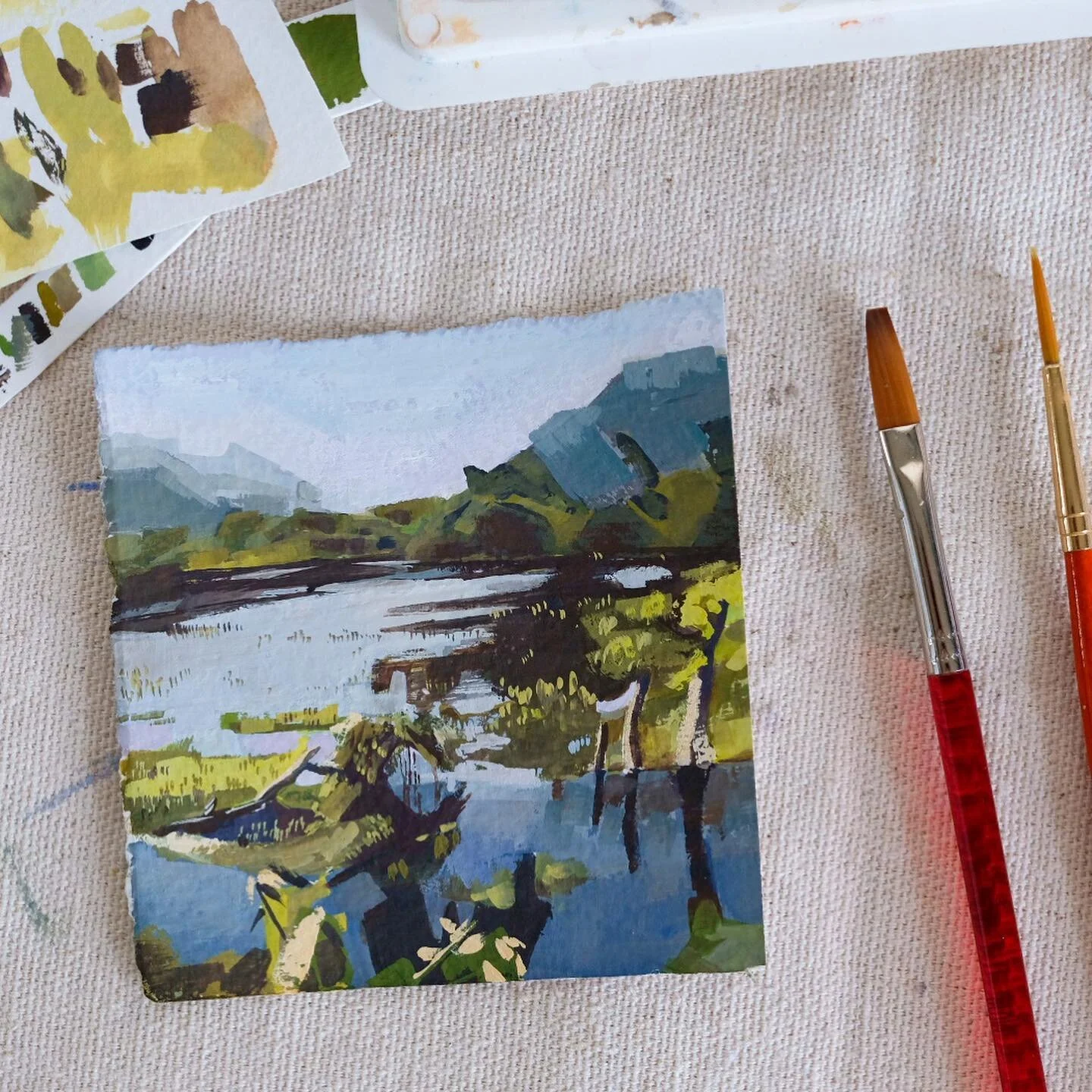 #laotraditions
When I reflected on this prompt, I realized I couldn&rsquo;t pinpoint anything in particular to paint or illustrate as &ldquo;tradition&rdquo;. At first I thought maybe I could do something related to Buddhist religious traditions sinc